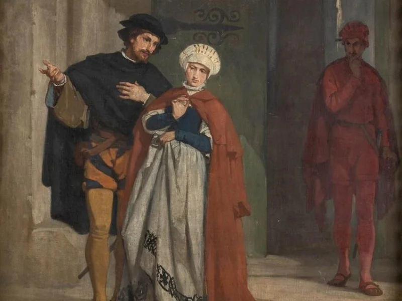 1836-Ernst Deodat Paul-Ferdinand Ewald - Faust e Gretchen